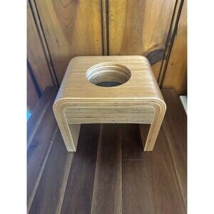 Lovesac Sactionals Drink Holder Hickory Ash Cup Holder * Small Chip